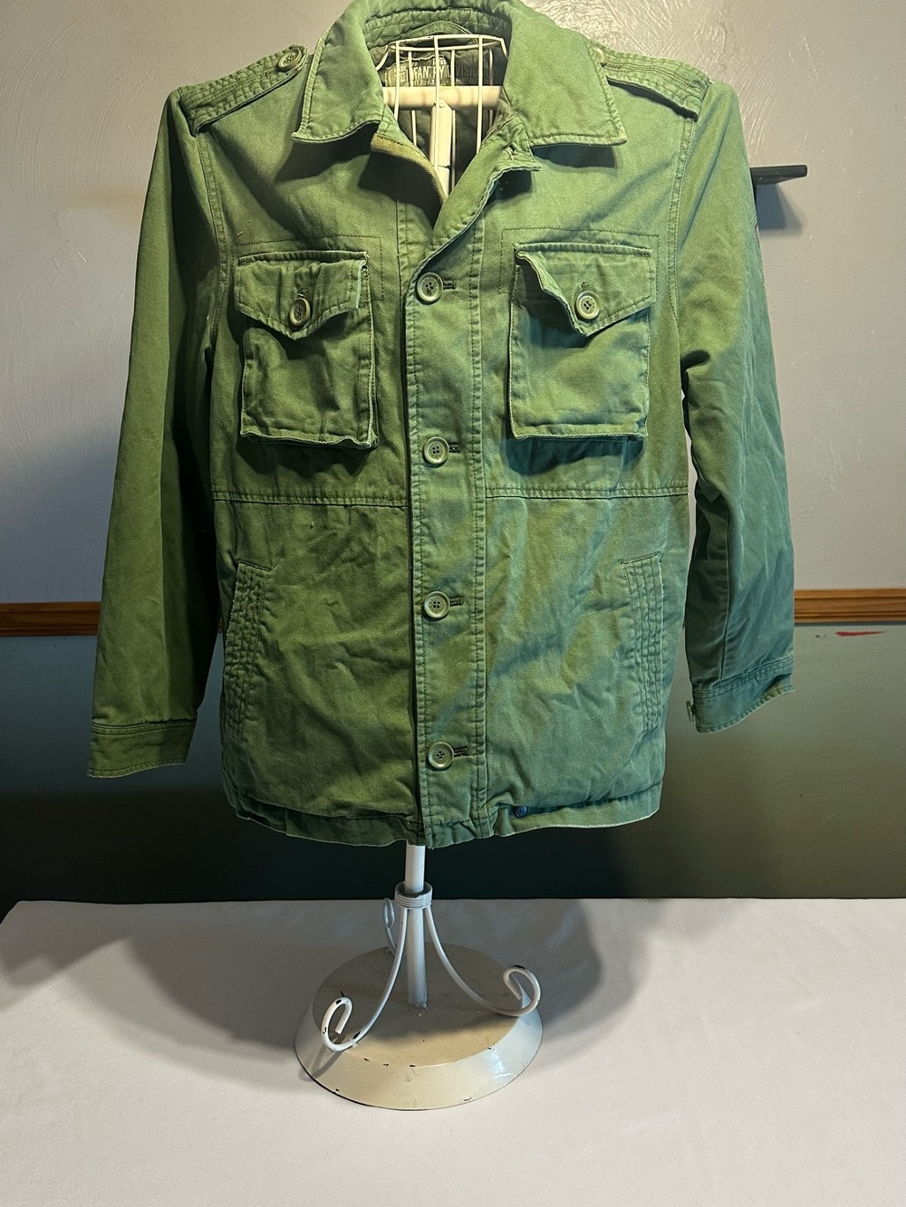 Vintage U S. Army 1st infantry division the big red one military jacket
